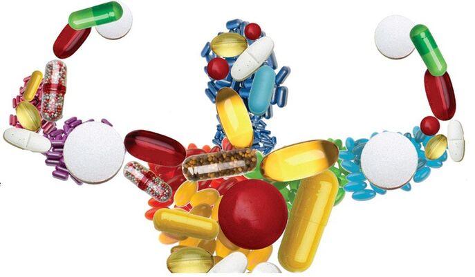 Vitamini za povečanje moči pri moških
