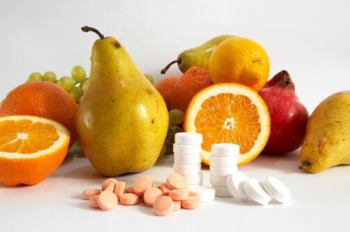 Zdravo sadje in vitaminski kompleksi za moško moč